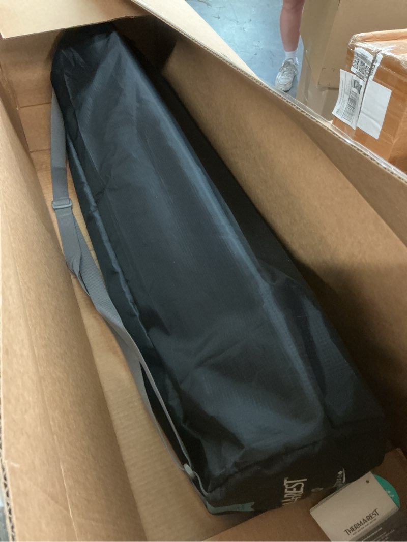 Condition photo showing As Is for therm-a-rest basecamp self-inflating camping sleeping pad x-large - 30 x 77 inches with updated storage bag