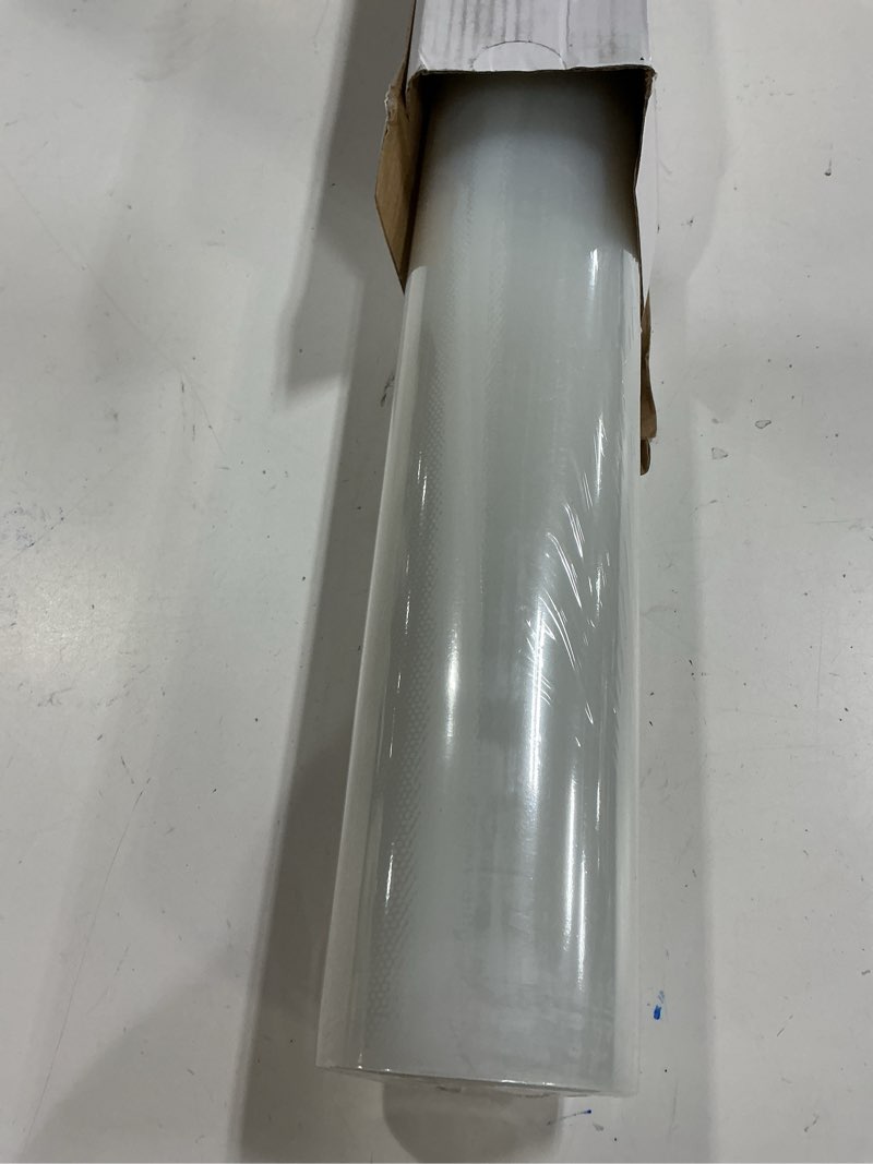 Condition photo showing New/Like New for extra large silicone mat, 84”x24” heat resistant mats for countertop, cuttable waterproof kitchen counter mat, multipurpose countertop protector mat, silicone mats for kitchen counter (translucent) 24"l x 84"w translucent