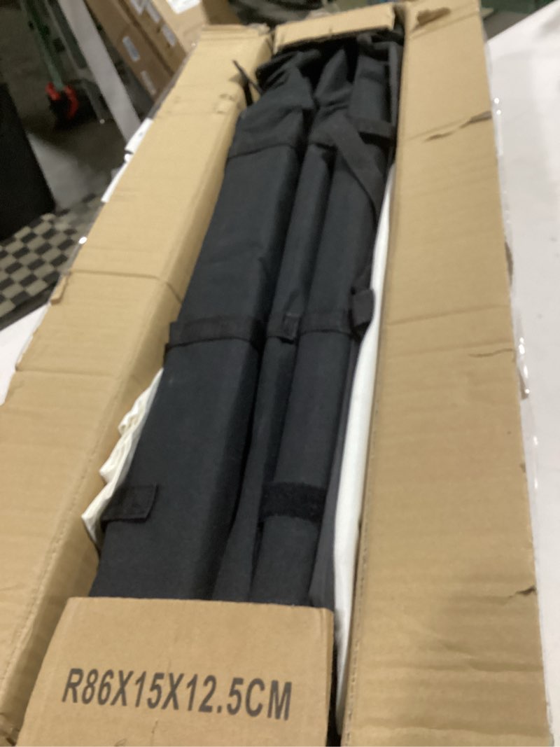 Condition photo showing Good Condition for Photo Background Support System with 8.5 x 10ft Backdrop Stand Kit, 100% White Cotton Muslin Backdrop,Clamp, Carry Bag for Photography Video Studio