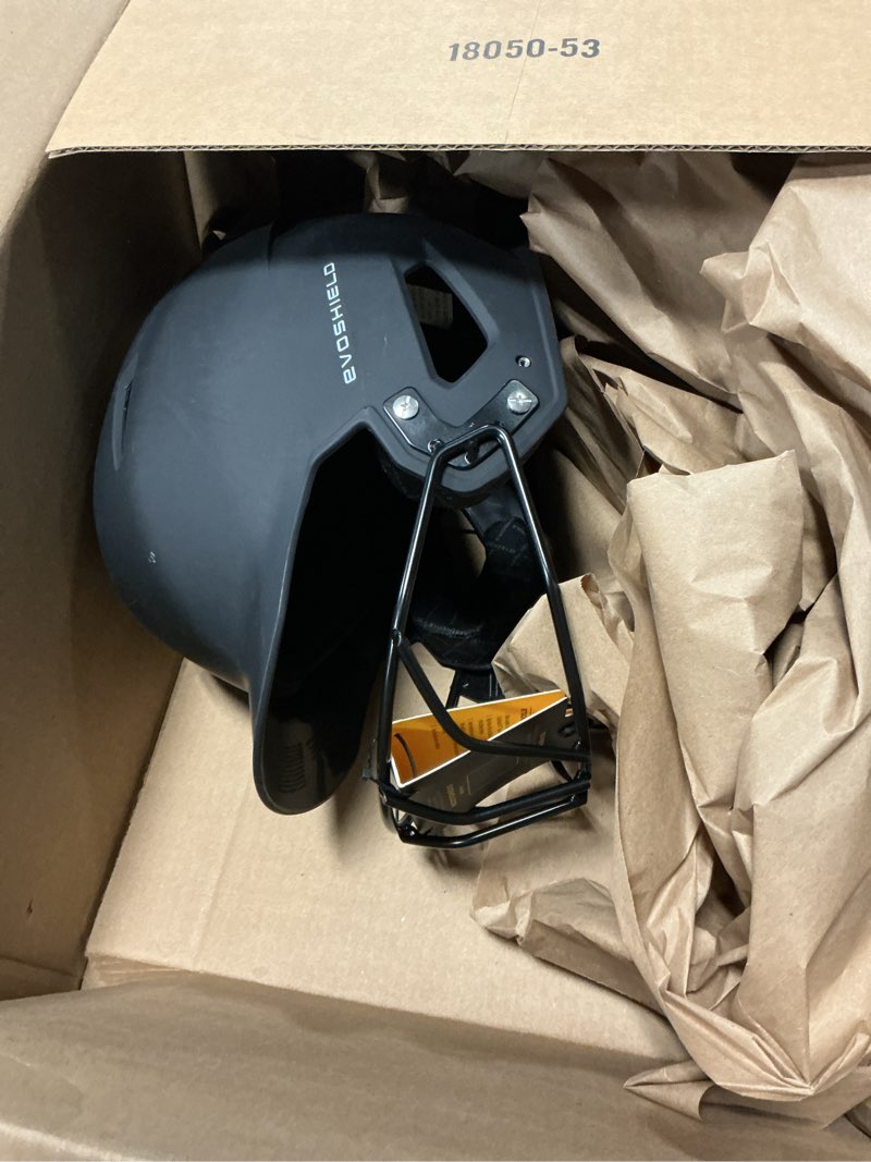 Condition photo showing Good Condition for evoshield xvt batting helmet with facemask black large/x-large
