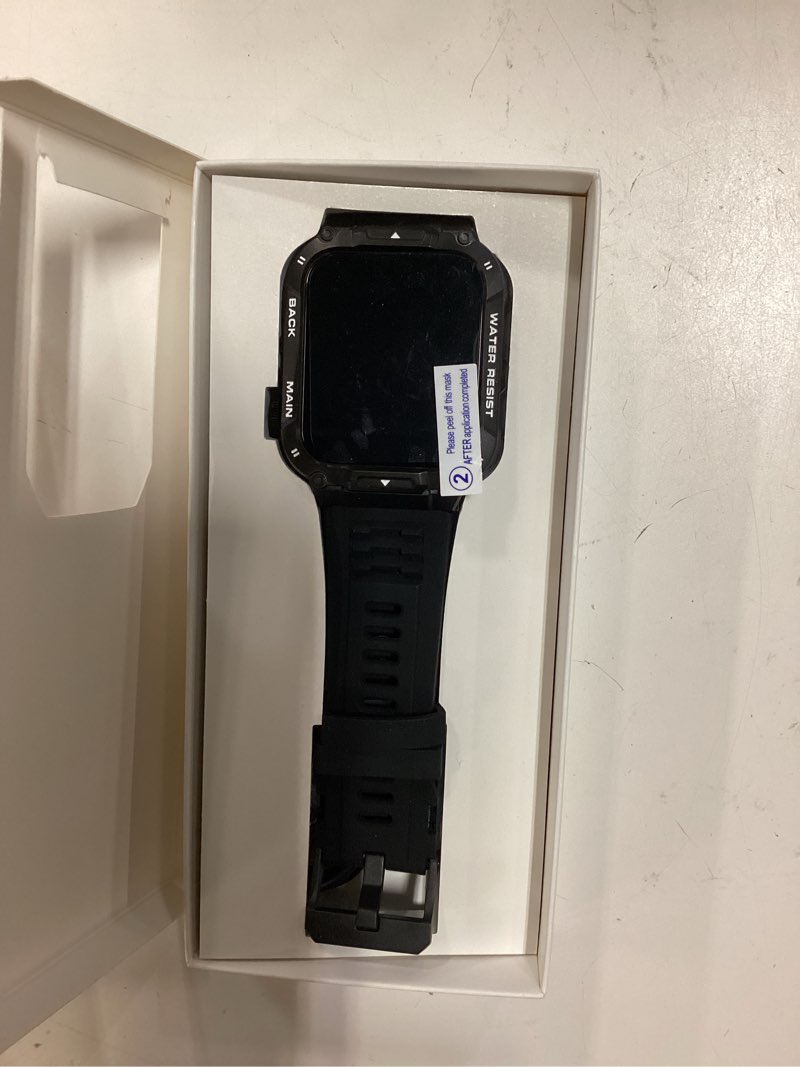 Condition photo showing Good Condition for military smart watch for men with call function,fitness smartwatch for android phones and iphone,waterproof fitness tracker with blood oxygen/heart rate/sleep/100+ sport modes, watches for men black classic