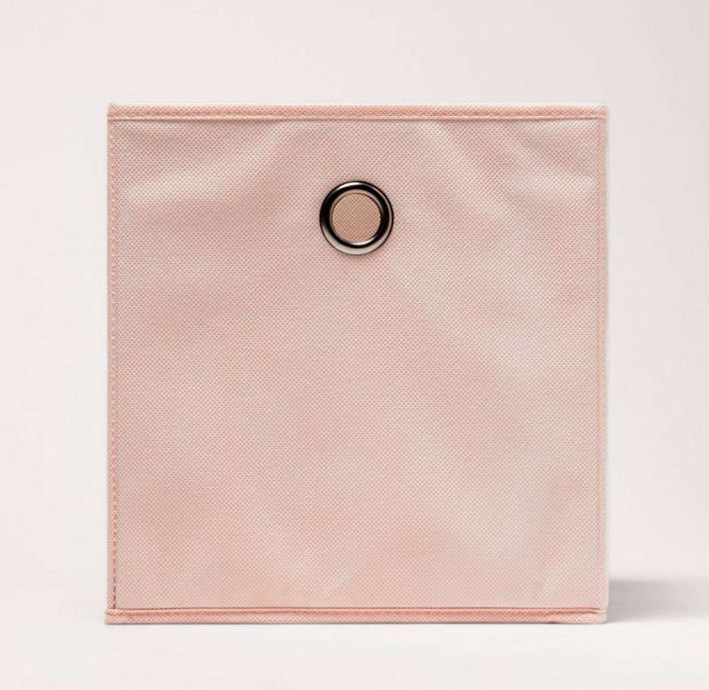 11\" Fabric Cube Storage Bin Peach Blush - Room Essentials™ (6 Packs) 
