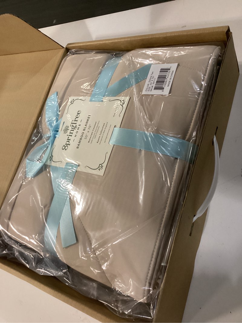 Condition photo showing New/Like New for Springtree Home Luxury Viscose from Bamboo Blanket & Comforter | Oversized Viscose from Bamboo Throw