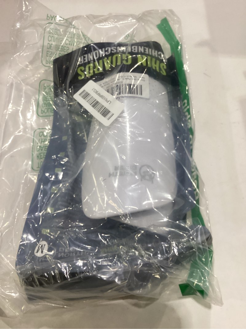 Condition photo showing Good Condition for northdeer soccer shin guards for kids adults. sleeves with optimized insert pocket - protective soccer for boys girls men shin pads 1 pair + sleeves 1 pair, white m (4'7"-5'3")