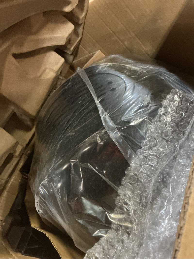 Condition photo showing Good Condition for TASALON Ionic Hooded Hair Dryer, Gray - Professional Bonnet Hair Dryer for Home and Salon with 3 Temperature Settings, Portable, Lightweight, Adjustable Height and Wheels, 1000W, 120V AC, 60 Min Timer