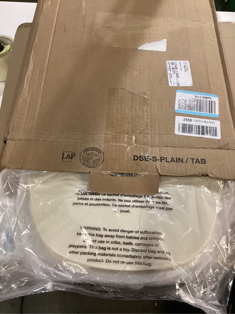 centoco eljer emblem elongated toilet seat with square front, closed front with cover, residential, 