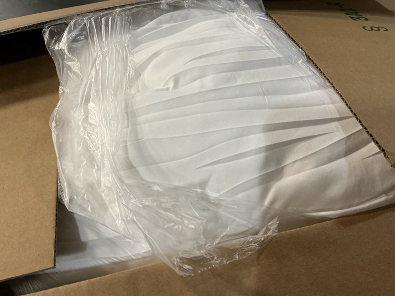 Condition photo showing As Is for Utopia Bedding 28x28 Pillow Inserts, Set of 2, White – Indoor Decorative Throw Pillows for Bed, Sofa & Couch – Soft, Supportive & Fluffy Cushion Inserts White 28x28 Inch