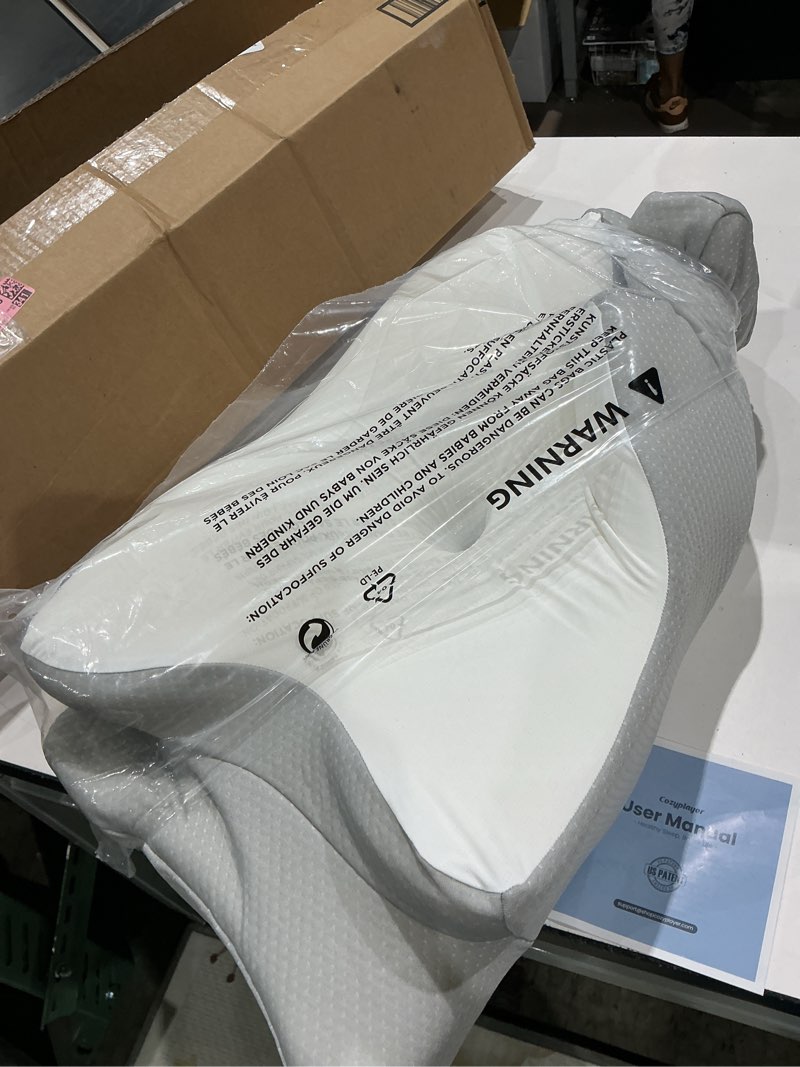 Condition photo showing Good Condition for ultra pain relief cooling pillow for neck support, adjustable cervical pillow cozy sleeping, odorless ergonomic contour memory foam pillows, orthopedic bed pillow for side back stomach sleeper