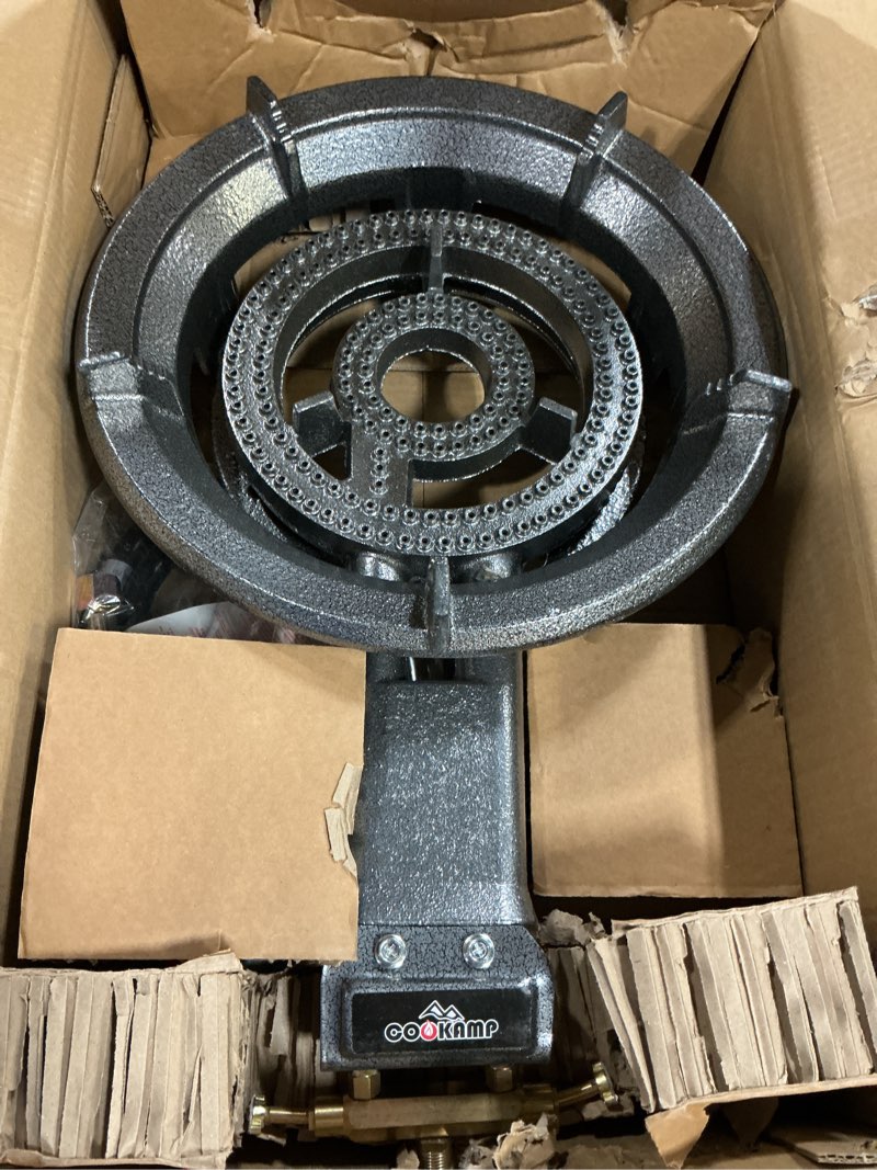 Condition photo showing Good Condition for propane burner, low pressure single burner camping stove with regulator and hose,portable gas stove for camping outdoor cooking sh80 (sh80)