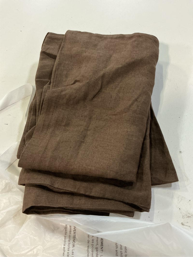 Condition photo showing New/Like New for european linen sham set, standard, espresso