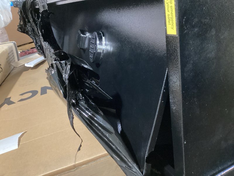 Condition photo showing As Is for similar to stock long gun safe | gun safe for rifles and pistols, 15-20-gun quick access safe with adjustable racks, storage for rifles and ammo, heavy-duty & easy to assemble, perfect for home and hunting use 15-20 riflesxk