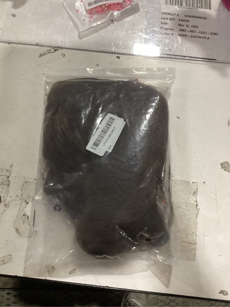 Condition photo showing Good Condition for yan dream long brown braided wig cosplay wigs for girl children halloween party wig (girls wig, brown)