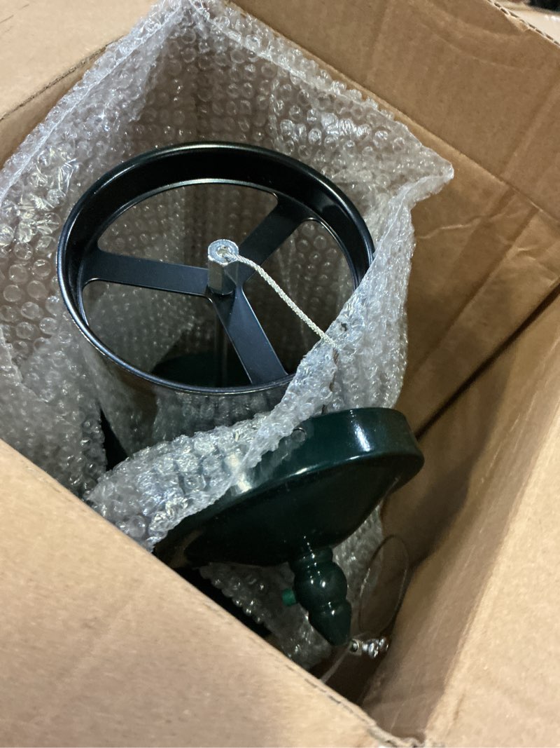 Condition photo showing Good Condition for squirrel-proof bird feeder for outdoor wild bird 15"h dark green