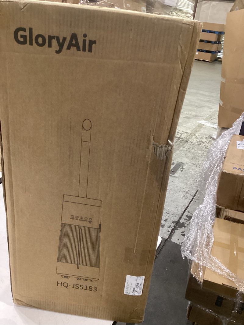 Condition photo showing As Is for humidifier large room - gloryair 6.3gal/24l 4x atomizers top fill whose house large cool mist quite humidifiers 1500ml/h for home bedroom 3000 ft² with auto mode for commercial office plants