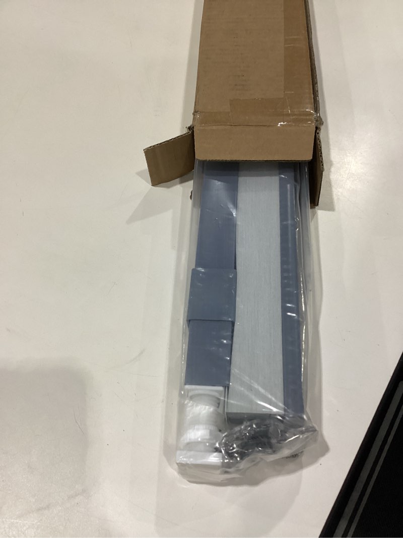 Condition photo showing New/Like New for lazblinds cordless cellular shades, no tools no drill blackout honeycomb shades pleated blinds for windows, 27'' w x 48'' h, dark grey blackout-dark grey 27'' w x 48'' h