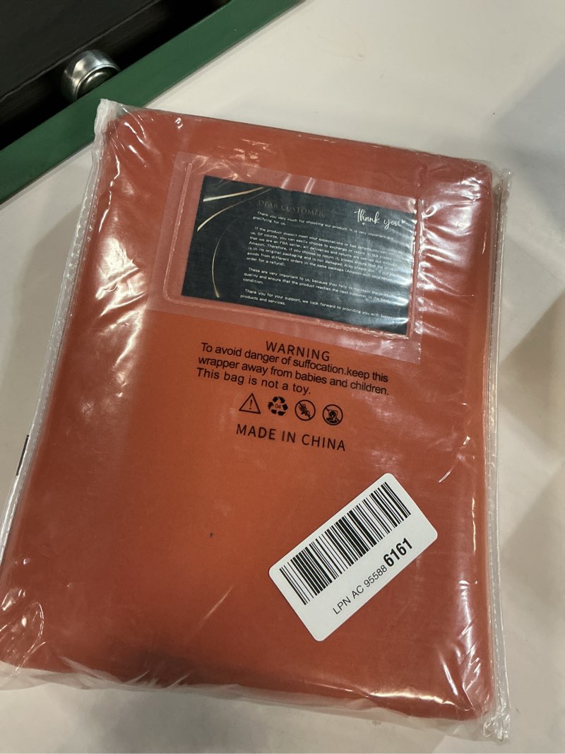 Condition photo showing New/Like New for HUTO Blackout Curtains and Drapes for Bedroom - Extra Long Room Darkening Thermal Insulated Solid Window Antique Copper Grommet Draperies for Living Room (Black, 1 Pair, 52 x 96-Inch) 52\"W x 96\"L (Pack of 2) 