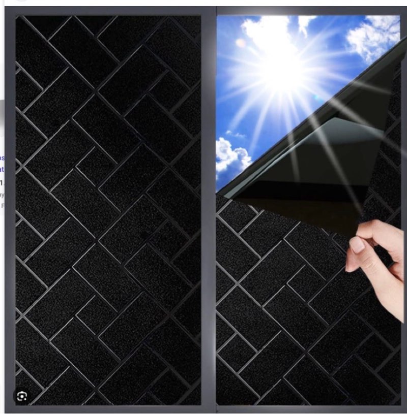 Qualsen Frosted Glass Window Film - No Glue Static Cling Window Stickers, Removable Sun UV Protectio