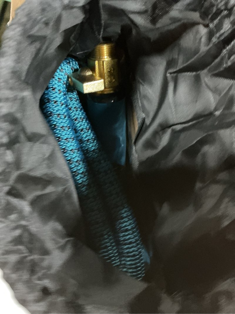 Condition photo showing Good Condition for 50ft expandable garden hose w/10 function spray nozzle, 2026 new superior strength water hoses, 3/4" brass connectors- leakproof lightweight water pipe for outdoor & gardening(blue black)