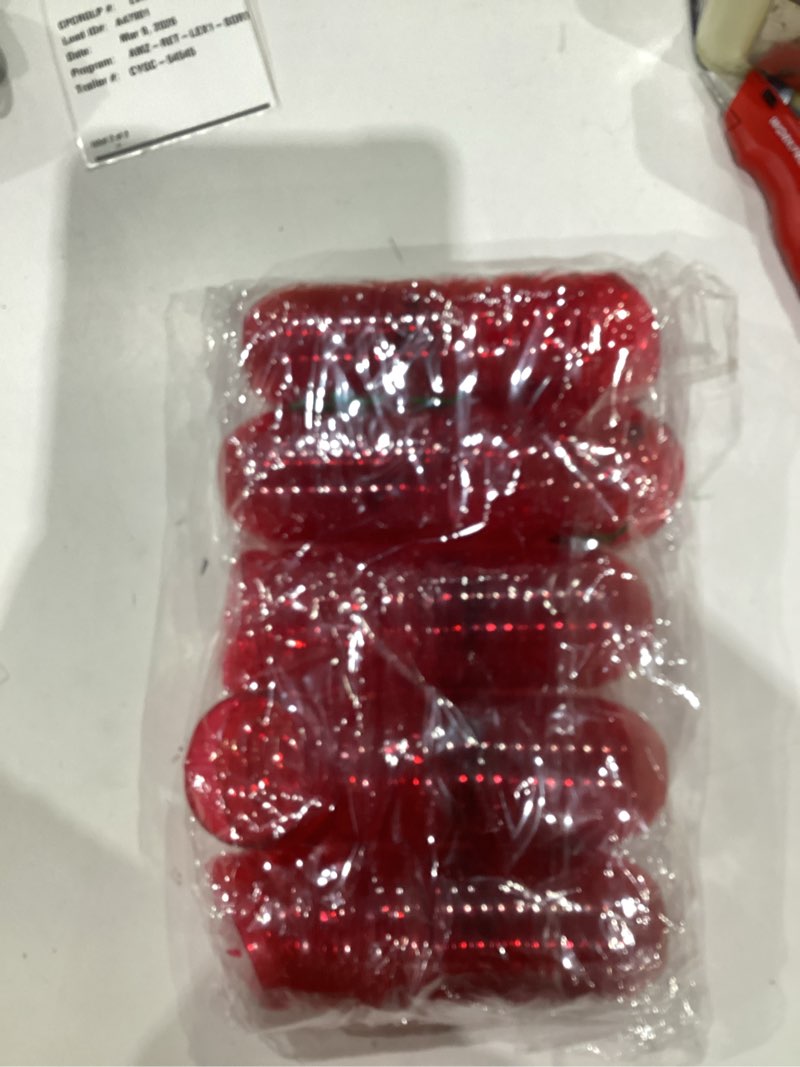 Condition photo showing Good Condition for 50 Pcs Plastic Apple Container, Christmas Small Candy Container, Red Apple Shaped Candy Toy Filling Jars with lid, Treat Gift Boxes for Teacher Appreciation Party Favor Back to School Gift