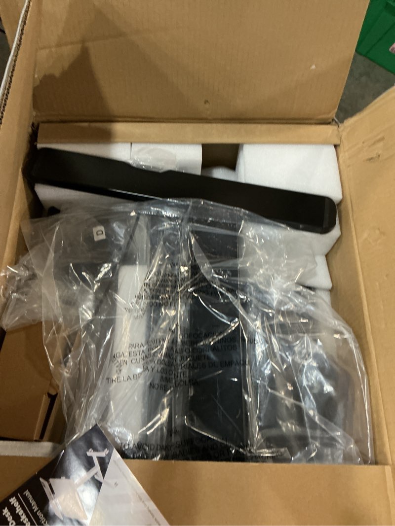 Condition photo showing Good Condition for 28Inch Rolling Standing Desk On Wheels? Small Computer Workstation Adjustable Height? Mobile Laptop Stand with Tiltable Desktop? 2-Tier Portable Study Table with Storage Shelves? Black Black 28"