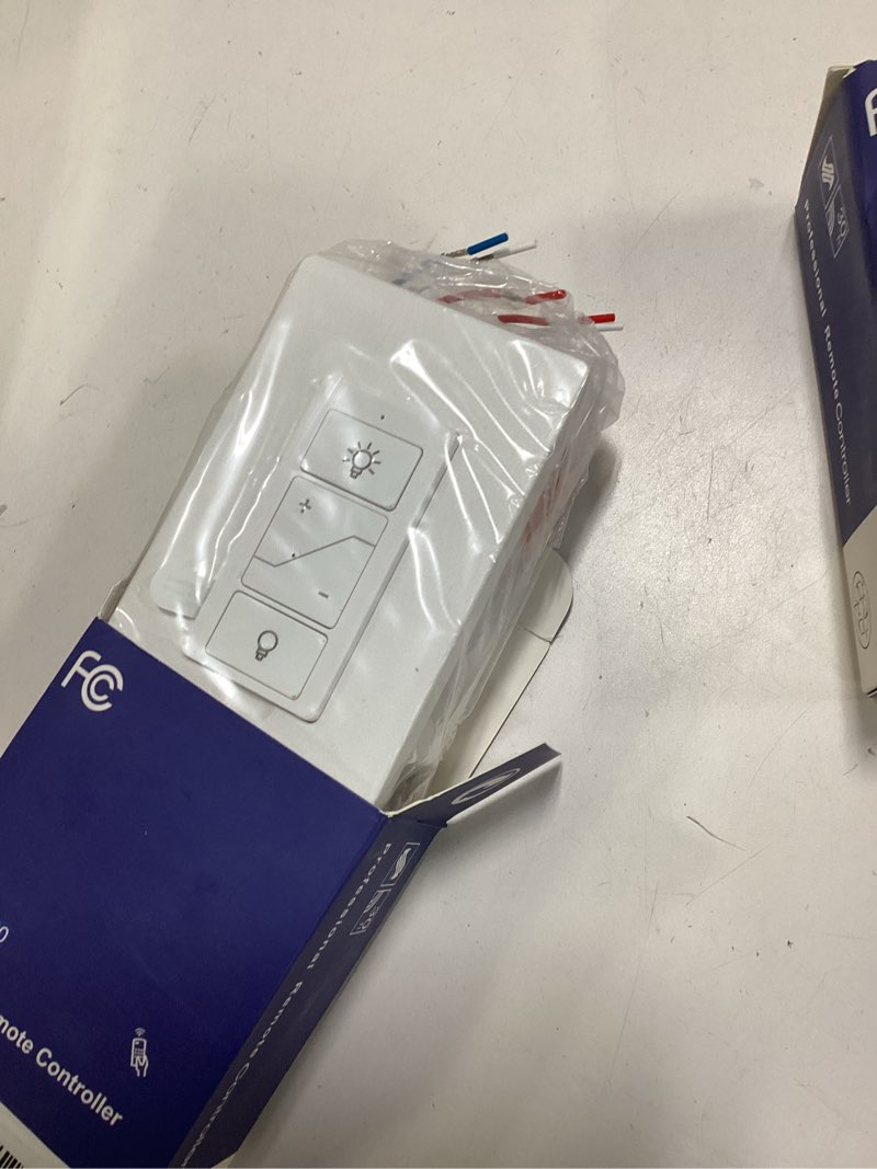 Condition photo showing New/Like New for Wireless Dimmer Switch, 2 Remote Light Switch and 2 Receiver kit, Work with Alexa Voice Control, Single Pole Smart Wall Switch Lighting Fixture for Ceiling Lights Lamps, Support 2.4G&5G