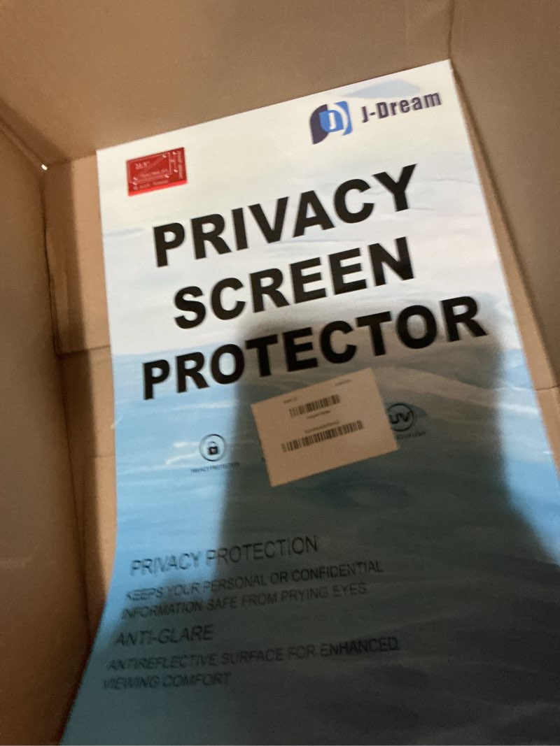Condition photo showing New/Like New for j j-dream [2 pack] 21.5 inch privacy screen for computer monitor blue light screen protector anti glare anti-scratch monitor privacy shield screen 21.5 inch 16:9 aspect ratio 21.5 inch widescreen (16:9)