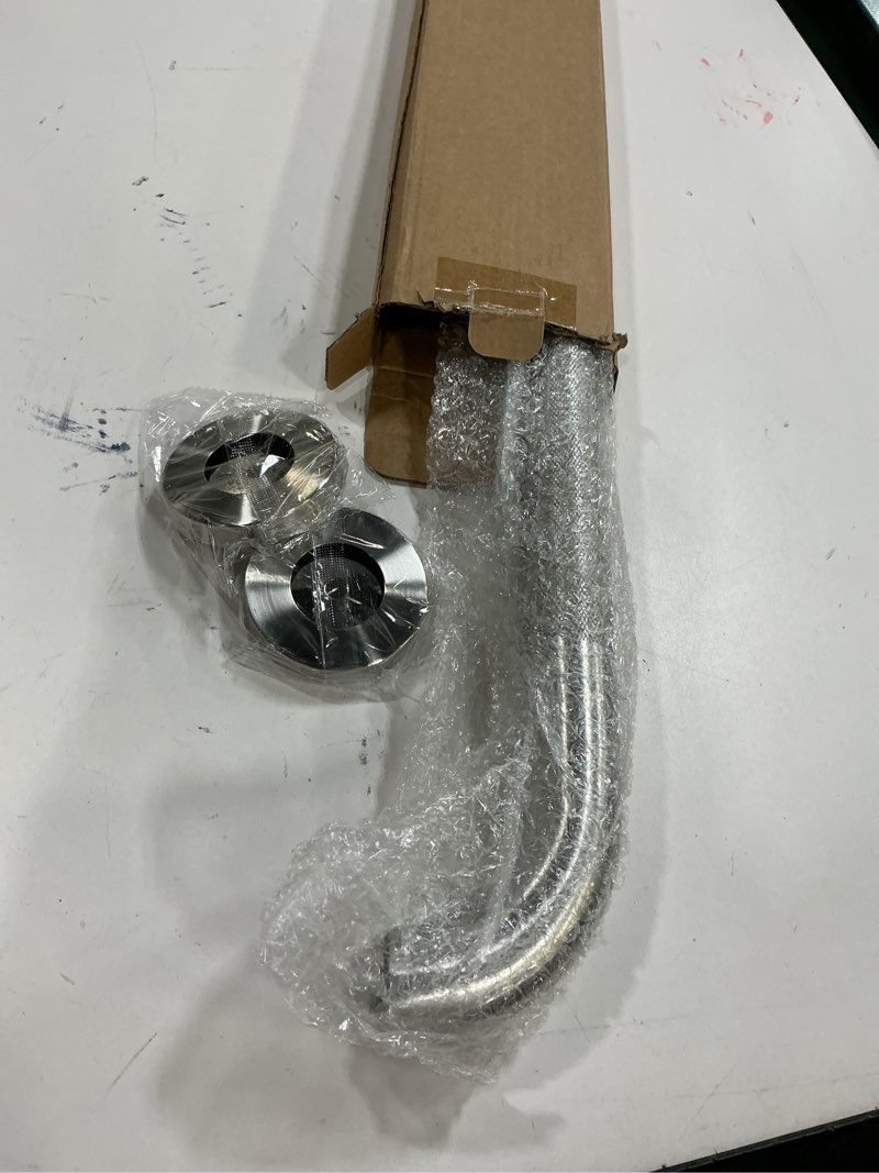 Condition photo showing Good Condition for 32 Inch Anti Slip Shower Grab Bar, Munzong Stainless Steel Bathroom Grab Bar, Satin Brushed Nickel Knurled Bathroom Balance Bar,Safety Hand Rail Support Handicap Elderly Senior Assist Bath Handle 32 Inch Satin Brushed Nickel