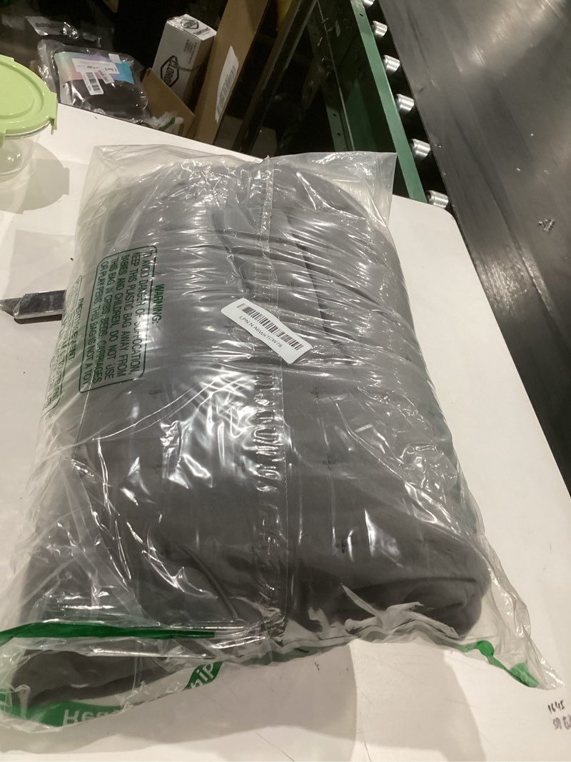 Condition photo showing As Is for WDCOZY Dark Grey Twin Size Quilt Bedding Sets with Pillow Sham, Deep Lightweight Soft Bedspread Coverlet, Quilted Blanket Thin Comforter Bed Cover, All Season Summer Spring, 2 Pieces, 68x90 inches