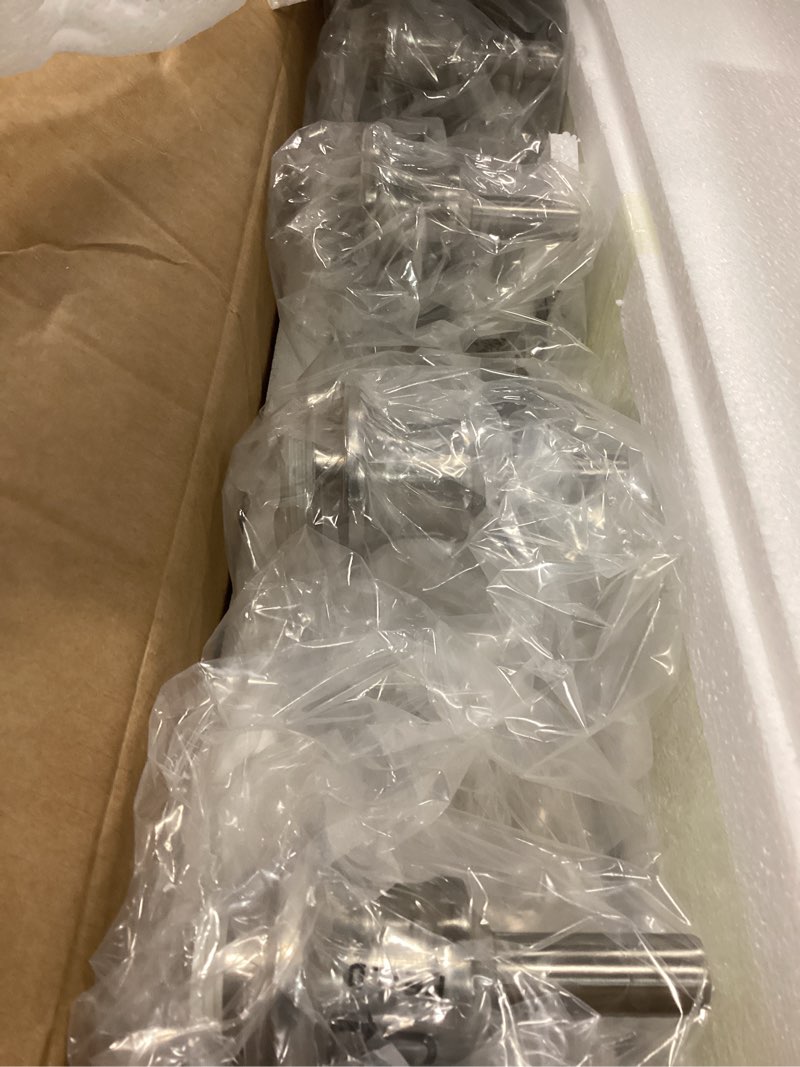 Condition photo showing Good Condition for Brushed Nickel Bathroom Lighting Fixtures Over Mirror 5 Light Bathroom Vanity Light with Opal White Glass Shade, Modern Wall Sconces Lighting Vanity Fixtures for Bedroom Living Room Brushed Nickel 5 Lights