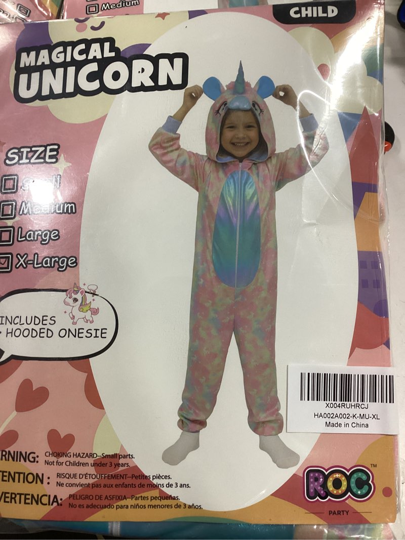 Condition photo showing Good Condition for Kids Animal Costume Dress Up - Unisex Dress-Up Outfit for Halloween, Cosplay & Parties for Boys & Girls 4-12 Years Magical Unicorn X-Large ( 10-12 Years )