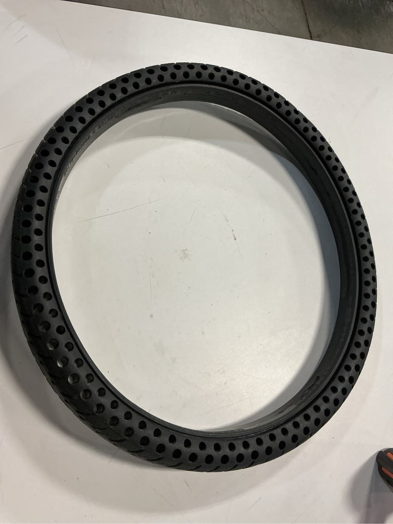 Condition photo showing Good Condition for 22x1.5 bicycle solid tire, catazer 22 inch honeycomb solid tires 25-470 airless puncture-proof rubber tire for cycling