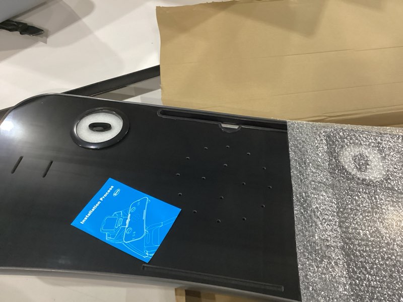 Condition photo showing Good Condition for treadmill desk attachment 36 inches tread tray workstation, laptop stand holder for notebooks, tablets, phone,cup,ergonomic platform with cooling holes & edge protector white