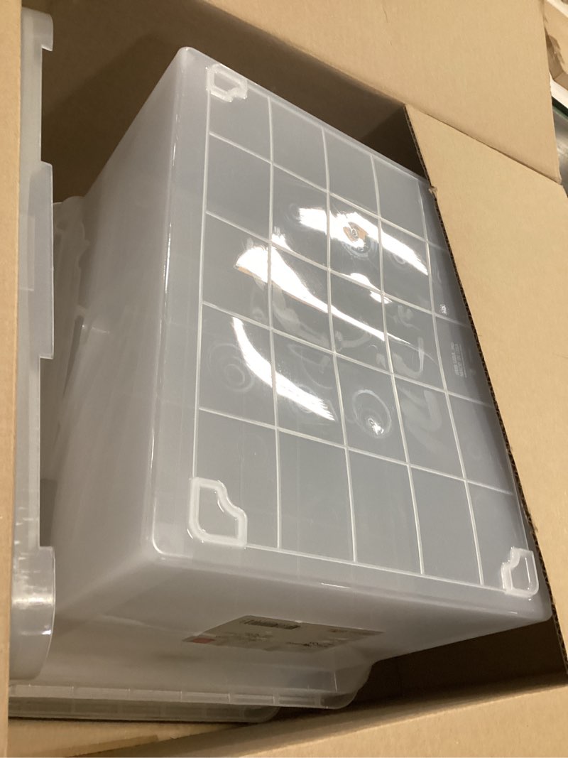 IRIS USA File Box WeatherPro File Organizer Plastic File Box for Letter/Legal File, Water Resistant 