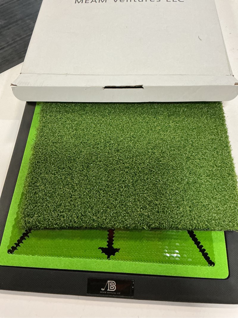 Condition photo showing New/Like New for golf swing mat - golf practice mat - golf training mat - premium artificial turf, swing path feedback, training mat - aid for the beginner to the advanced golfer