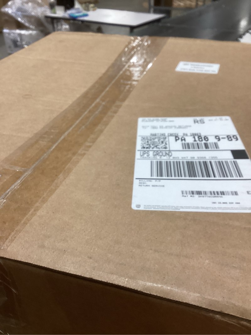 Condition photo showing New/Like New for IRIS USA 72 Qt Stackable Plastic Storage Bins with Lids, 6 Pack - BPA-Free, Made in USA - See-Through Organizing Solution, Latches, Durable Nestable Containers, Secure Pull Handle - Clear Clear 72 Qt 6 Pack