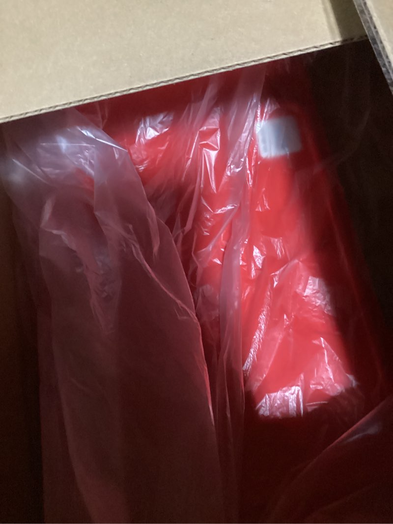 Condition photo showing New/Like New for Mind Reader Kids Lap Desk, Portable Activity Tray with Side Storage, Stackable Plastic Desk for Drawing, Snacks, Study, Set of 2, Red