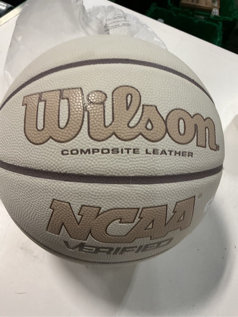 Condition photo showing Good Condition for Wilson Verified Indoor/Outdoor Basketballs White/Tan Size 7 - 29.5"