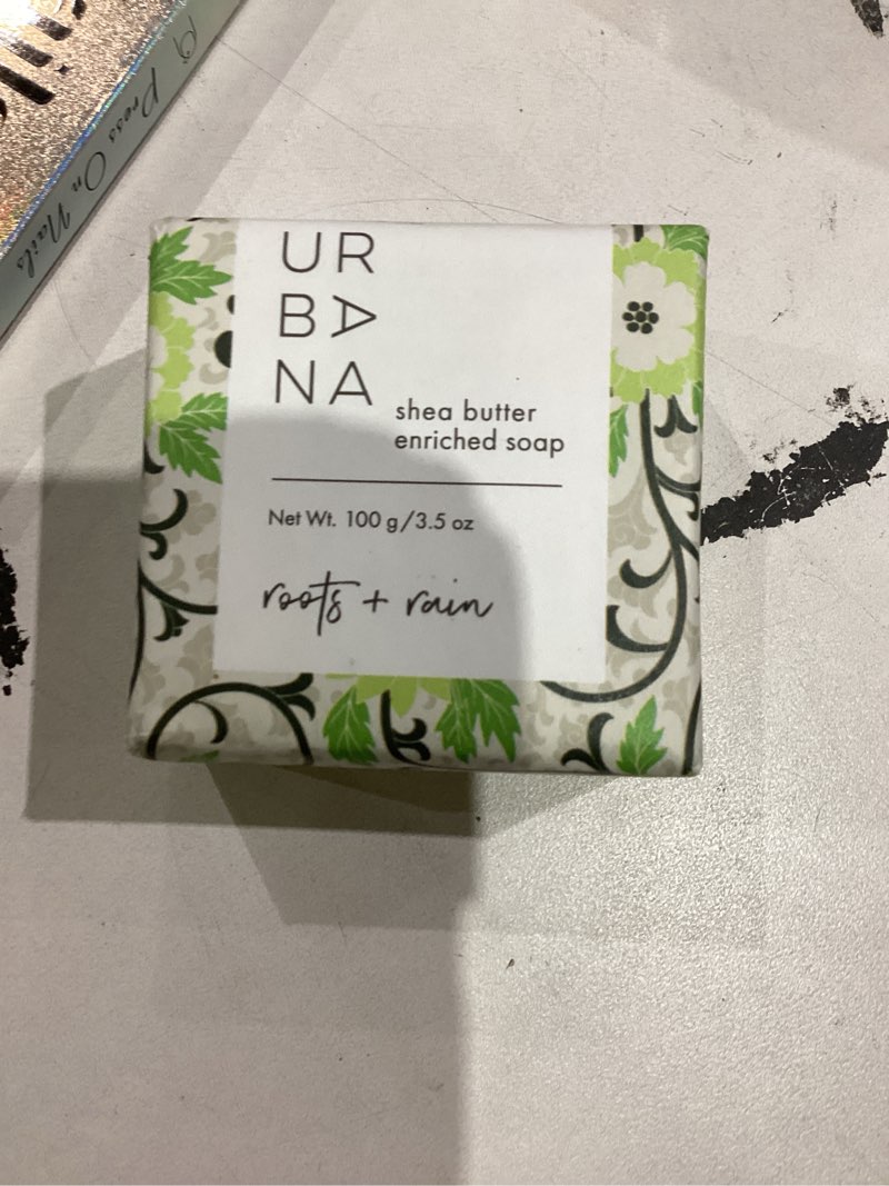 Condition photo showing New/Like New for urbana 5986 home collection fragrance bar soap roots + rain roots + rain 1 count (pack of 1)