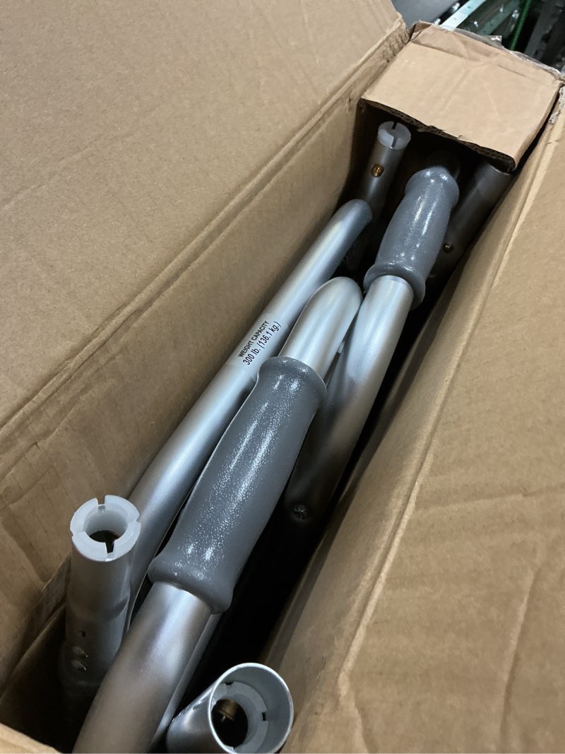 Condition photo showing Good Condition for Carex Lightweight Folding Walker for Seniors, Portable Medical Walker with Adjustable Height, 30-37 Inches, Mobility Aid for Adults, Elderly, and Handicapped, Foldable, Stainless Steel Frame 1 Count (Pack of 1)