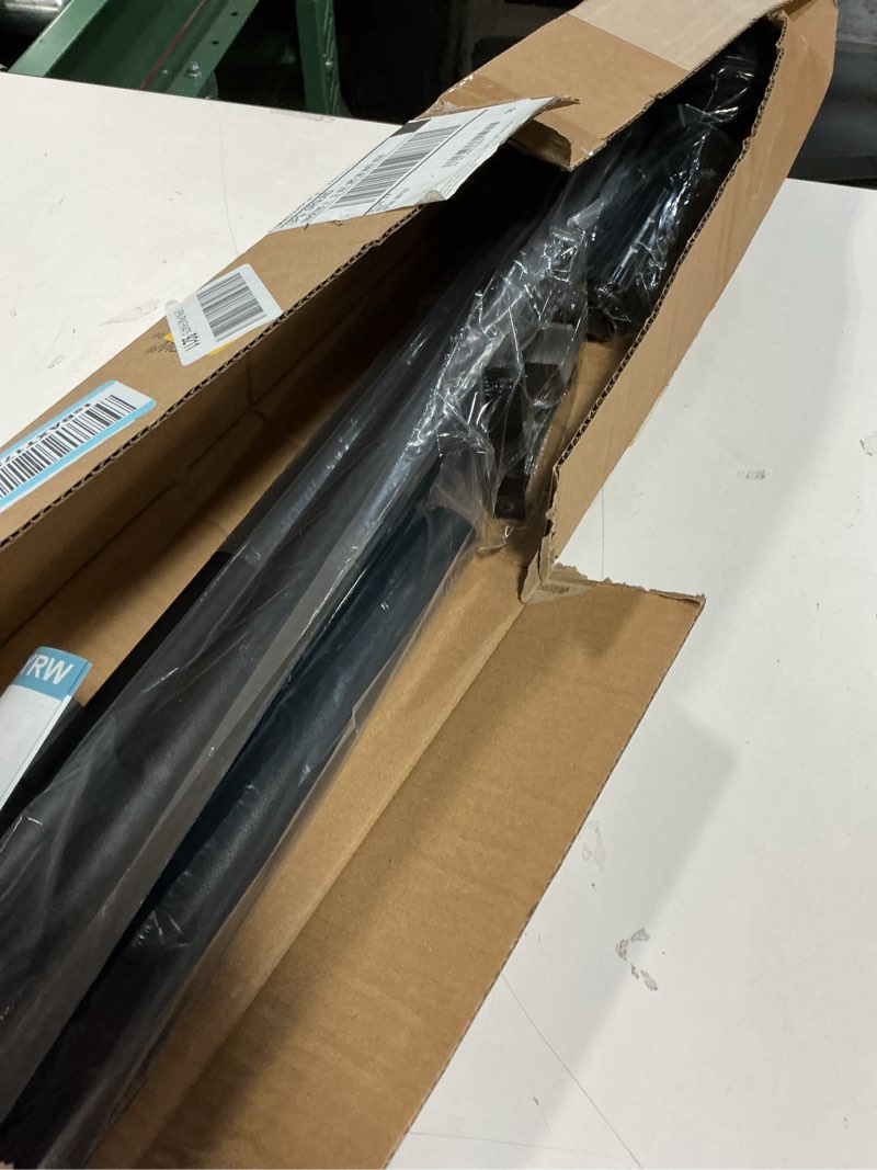 Condition photo showing New/Like New for White Tension Curtain Rod 51-165In, Long Adjustable Tension Rods No Drilling for Window or Bathroom, Outdoor Curtain Rods for Patio, Easy to Install, Never Rust, Rod Diameter 1.26 Inches-White White 51''-165''