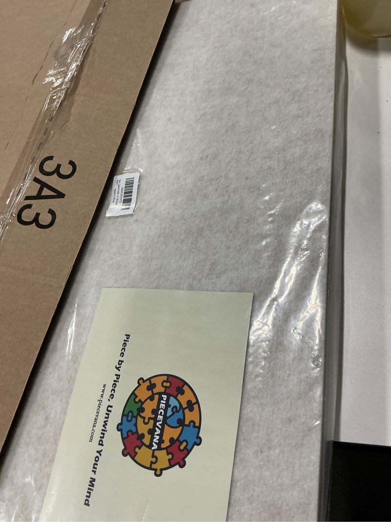 Condition photo showing New/Like New for Jigsaw Puzzle Board with 4 Sorting Trays, 1000 Pieces Playing Surface with Protective Cover, 31.5" x 24" Felt Display Board