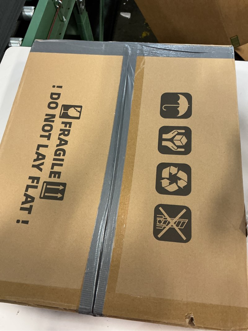 Condition photo showing Good Condition for 16x20 Poster Frame Set of 2, 16 x 20 Wood Picture Frames with Mat for 11x14, Wooden Photo Frame with Tempered Glass Cover for Wall Mounting Display, Black Black 16x20-2Pack