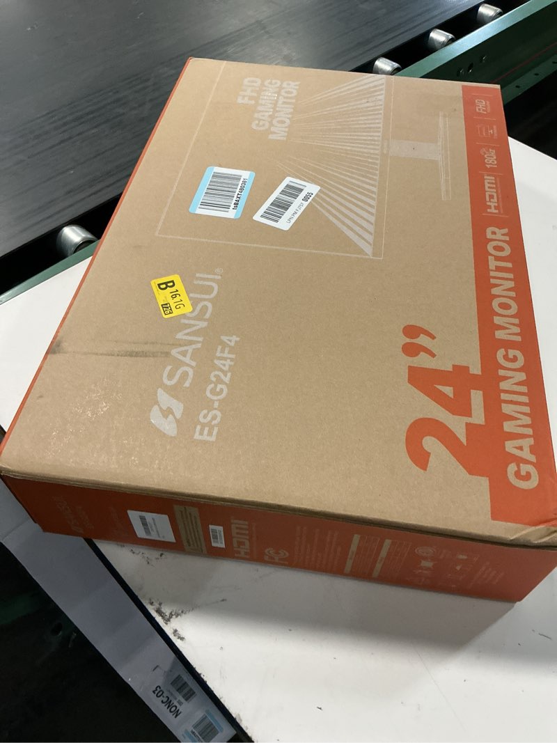 Condition photo showing Good Condition for sansui gaming monitor, 24 inch 180hz, fhd 1080p 1ms 110% srgb computer monitor, hdmi dp ports vesa support for game office (hdmi cable included) 24 inch fhd 200hz ips gaming monitor black