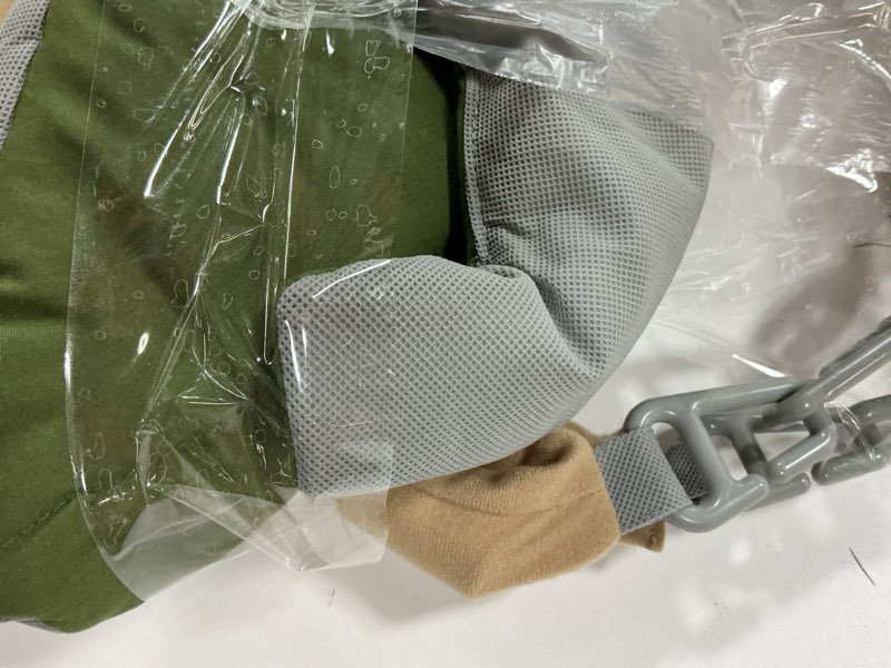 Condition photo showing As Is for Blissful Diary Baby Play Gym & Activity Mat, Oversize Leaf Shaped Baby Play Mat w 6 Detachable Toys, Tummy Time Mat Promote Motor Skills & Sensory Development Mat, Newborn Infant Baby Essentials Gift Play Gym with Lion Rattle