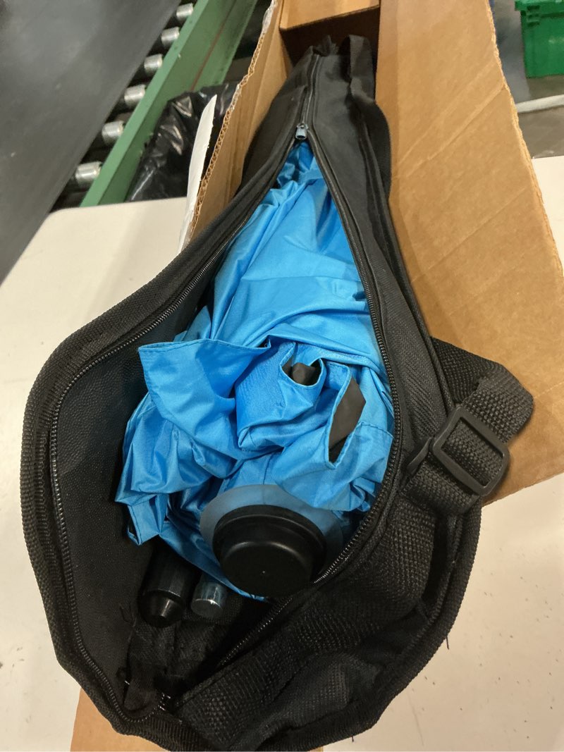 Condition photo showing Good Condition for 70-inch hvac umbrella – trade fox style magnetic umbrella replacement with strong vacuum suction base, portable all-weather shade for ac repair, hvac service, construction, camping, welding & outdoor work