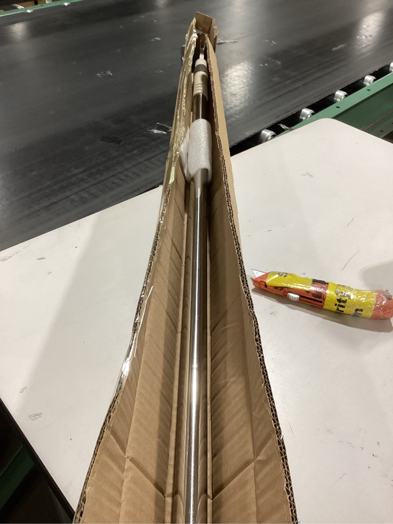 Condition photo showing As Is for 1 Pack Telescoping Skylight Pole with Hook up 47 to 79 Inch Wand for Blinds Tension Rod Blinds Shades Stainless Steel Adjustable Curtain Pull Wand for Skylight Cordless Window (Beige) 1 Beige up 47 to 79 Inch