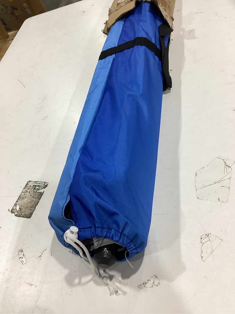 Condition photo showing New/Like New for duerer beach umbrellas, 8.5ft beach umbrella for sand with anchor heavy duty windproof, height adjustable tilt iron pole, portable beach umbrella with carrying bag for beach, patio garden outdoor 8.5ft 1-dark blue gradient