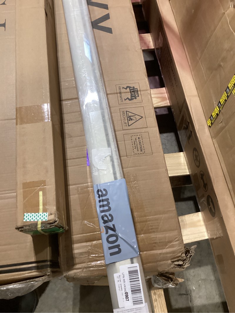 Condition photo showing New/Like New for AOSKY Blackout Roller Shades Cordless Blinds for Windows, Free-Stop Shades with Valance, Thermal Insulated Fabric, UV Protection, Natural Woven Blinds for Home and Office (62" W x 72" H, Ivory) Ivory 62"W x 72"H