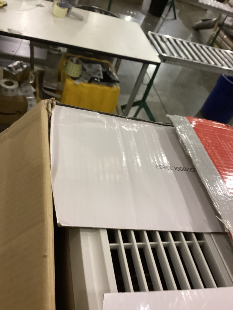 Condition photo showing As Is for Frigidaire 50-Pint Portable Dehumidifier with Wi-Fi and Energy Star Certification for Medium/Large Rooms & Basements, Custom Humidity Control, Auto Shut Off, White 50 Pint New 2025