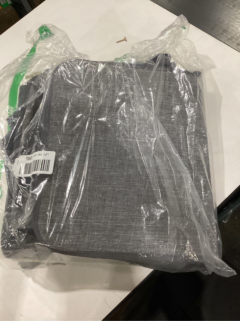 Condition photo showing As Is for Lifewit Double Laundry Hamper with Lid and Removable Laundry Bags, Large Collapsible 2 Dividers Dirty Clothes Basket with Handles for Bedroom, Laundry Room, Closet, Bathroom, College, 136L Gray Gray 136L